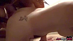 Sofie Marie, mature beauty, indulges in a steamy threesome with her female companion