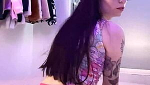 Pretty Geek Latina with Glasses Enjoys Tight Pussy Orgasm in Hot Sex