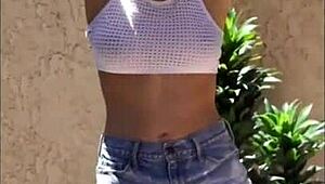 Liz Ashley Rips Clothes In Retro Shoot