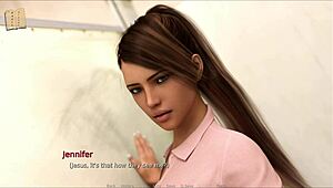 Exploring the game inside Jennifer 43 adventure