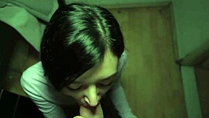 Yo, this cute Russian rides cowgirl on a huge cock in public! 😍