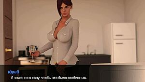 Mami paja tetas y mamada con polla monstruosa