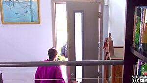 Milf deepthroats big cock in roleplay