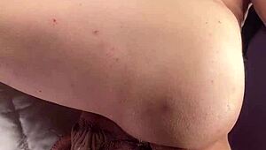 tranny indulges in tight ass play craving hard cock action