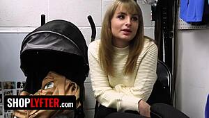 evie busted shoplifting with baby stroller