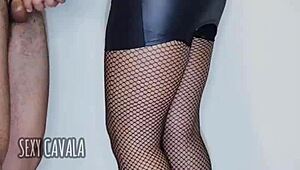 Morena Safada Jerking Big Cock With Moans