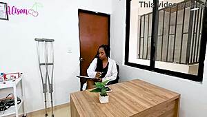 i stroke myself in office before patient shows up