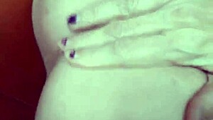 hot milf blonde dances and masturbates her natural tits and pussy