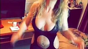 Naughty lovers explore interracial pleasures in London home, flashing big black cocks.