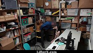 suck my cock in the garage to dodge jail time, teen burglar