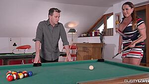 Busty Lovers Lose Control as Laura Orsolya Gets Titty Fucked Deep