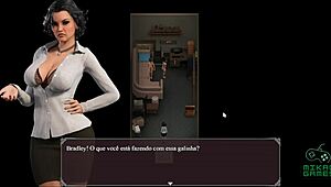 Desire outbreak chapter 18 - shy man stimulating his moist vagina on educator's workspace
