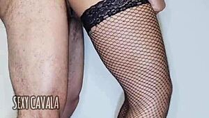 Morena Safada Jerking Big Cock With Moans