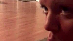 Wife Sucking Cock with Intense Blowjob Action