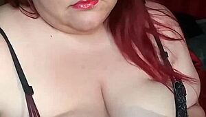 playing with my new sex toy, viviandimondbbw moans as she orgasms on her wet pussy