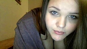 Young milf with big tits and chubby figure