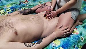 Emma, a 19-year-old, gave me a handjob, titsjob, and blowjob on my birthday until I ejaculated
