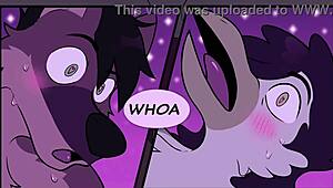 Gay wolf masturbating on the beach