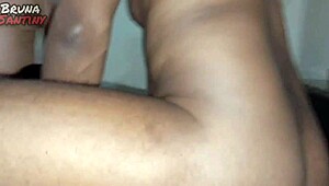 black guy fucks mute wife in front of husband masturbating, filling with cum
