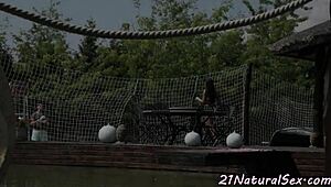 i watch my eurobabe girlfriend get pussyfucked passionately by her bf in missionary