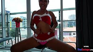 thai slut, suck my big cock and get fucked deep