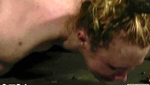 Thrall sucks cock orally