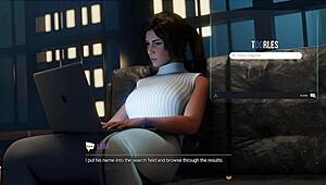 lets play croft adventures lust path part 2 with shaved pussy and big cock