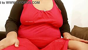 i can’t stop staring at desi indian aunty’s massive boobs