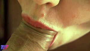gentle and sensual blowjob from a young teen pov