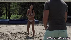 i watch my eurobabe girlfriend get pussyfucked passionately by her bf in missionary