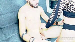 My Girlfriend's First Anal Sex With Blowjob And Assfucking Riding