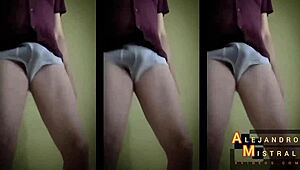 Alejandro Mistral's Hard Cock In Underwear