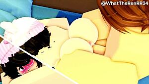 Cute girlfriend gets pounded hard until creampie.