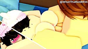 Cute girlfriend gets pounded hard until creampie.