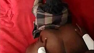 Melanie the curvy queen bends over for doggystyle