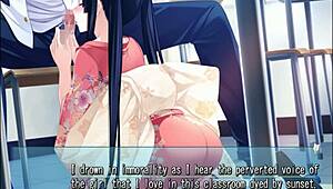 Hentai Majikoi S Kokoro H6 blowjob scene outdoors?