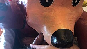 Piñata with diaper for intriguing fun