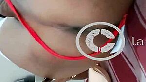 Indian ladyboy lara dsouza engages in self-pleasure routine