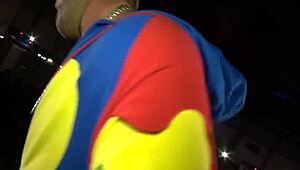 Aris Dark Follandose En Público Un Buen Pollón!