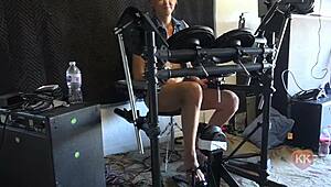 drummer uses pedal pump on feet