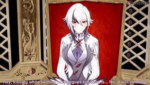 Watch arlecchino give a blowjob with footwork in this genshin impact pov scene