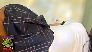 he sneaks into bed every night to fuck his wife's big ass while she sleeps