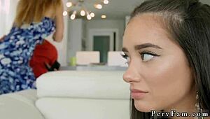 teen babe threesome with stepfriends in group setting