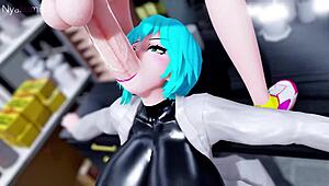 Lewd Review of Deepthroat Fucking Gagging Choking Anal Cum