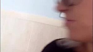 Smokin Sexy Hot Babe Teases in Skirt