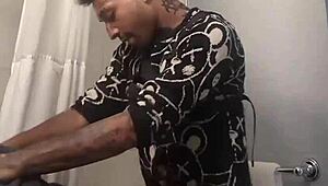 Caught masturbating, I dominate her with rough sex and a creampie in her big butt