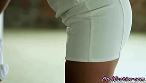 Astonishing babe BENT OVER for ANAL FUCKING until CUMSHOT