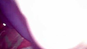 Intense orgasm from rough dick play