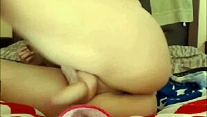 Tranny Fingering Her Tight Ass on Live Cam