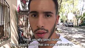 amateur young straight twink latino first gay sex with stranger for cash pov 😏